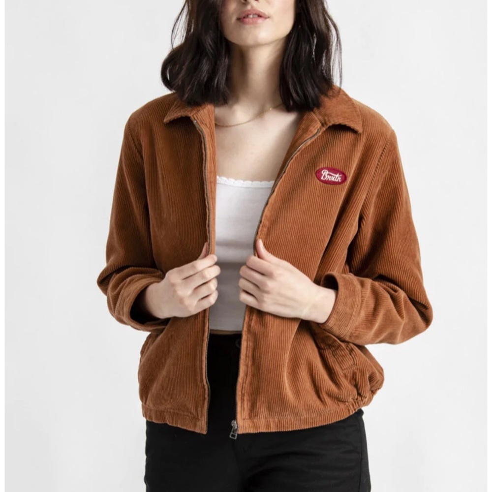 NWOT Brixton Utopia Corduroy Jacket in Hide